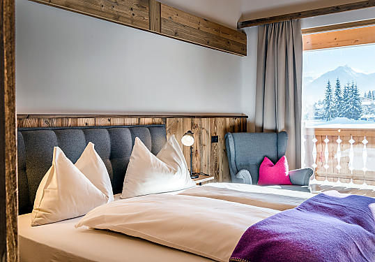 Boxspringbett Boxspringbett im Zimmer