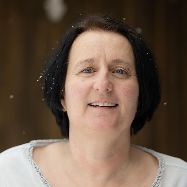 Elisabeth – our kitchen fairy at Almlust Flachau Portrait of Elisabeth, the kitchen fairy at Almlust Flachau, who prepares regional breakfast baskets