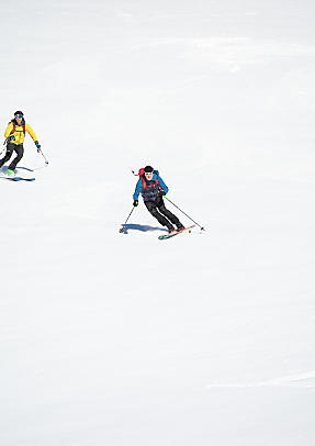 Skitourenabfahrt Skitourenabfahrt